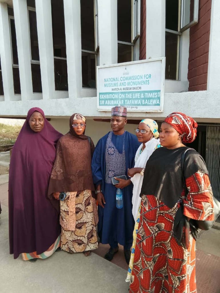 Another moment with the women who joined the stop at the museum.